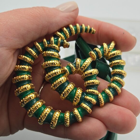 Gucci GG Marmont Azalea Quilted Calfskin Belt in Green Size 90/36 - Picture 1 of 7